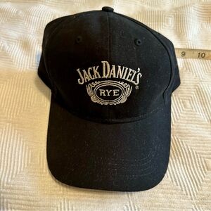 Jack Daniels Rye Black and White Logo Cap